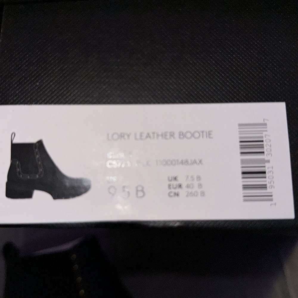 NWT Coach Lory Leather Bootie - Black - 9.5B - Picture 7 of 8